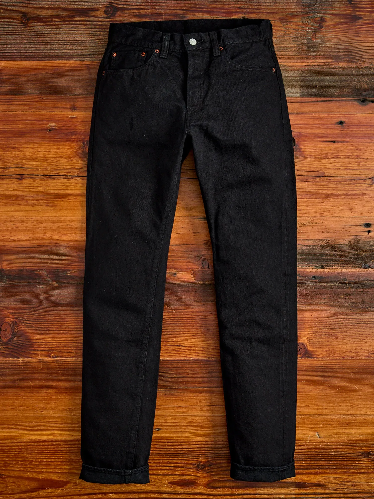 0605SP-OD "Sumi Ink Overdye" 15.7oz Selvedge Denim - Natural Tapered Fit