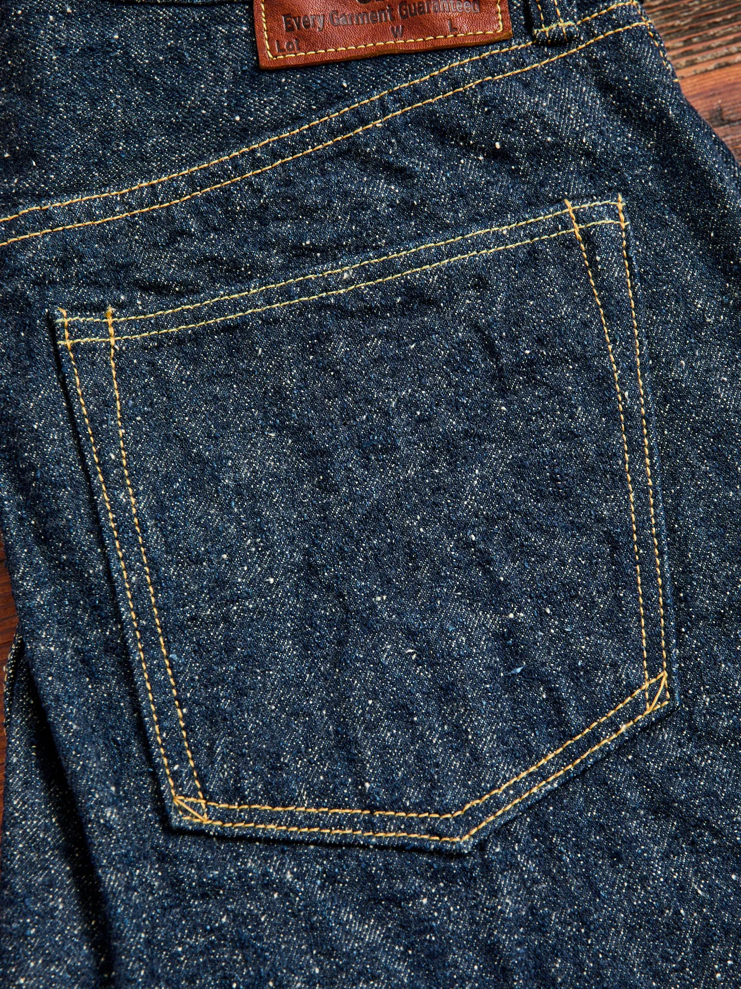 246-CCD "Crushed Concrete" 15oz Selvedge Denim - Clean Straight Fit