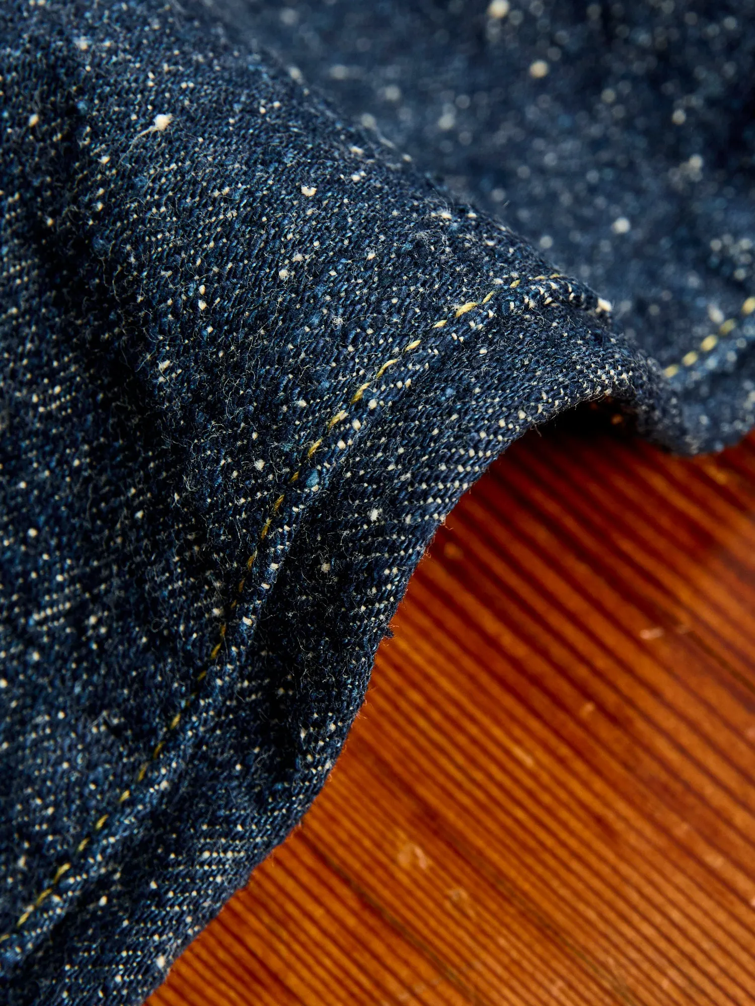246-CCD "Crushed Concrete" 15oz Selvedge Denim - Clean Straight Fit