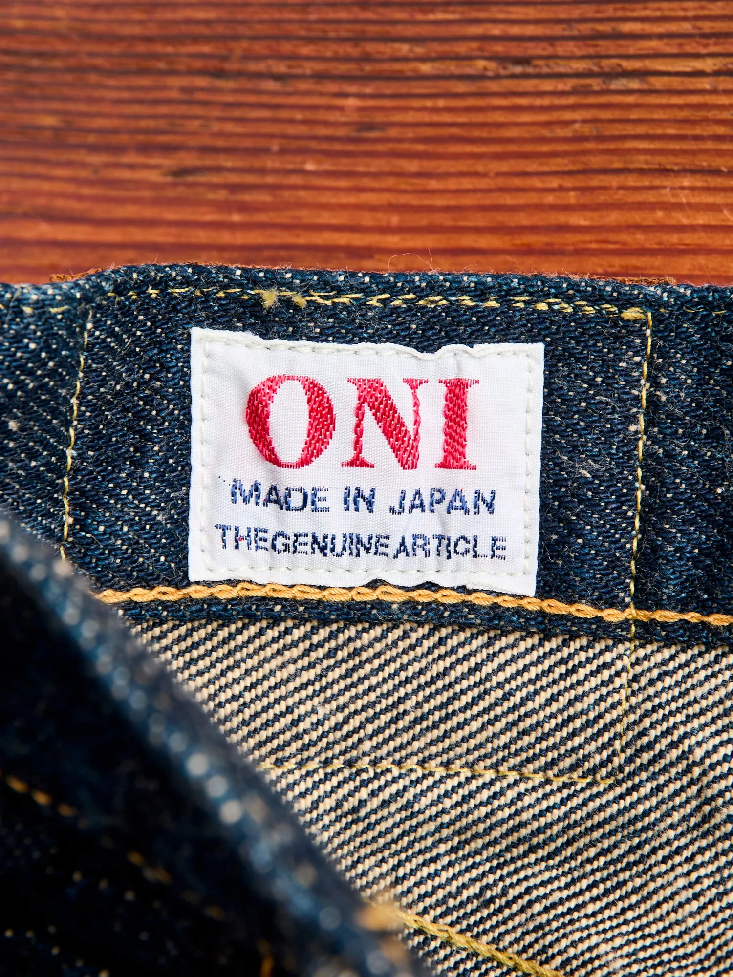 246ZR-ECRU "Secret Denim" 20oz Selvedge Denim - Clean Straight Fit