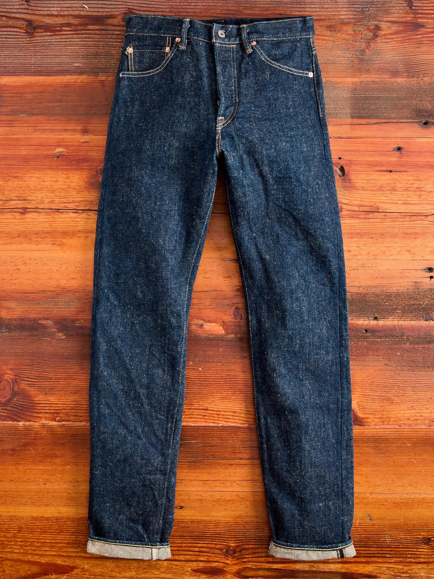 246ZR-ECRU "Secret Denim" 20oz Selvedge Denim - Clean Straight Fit