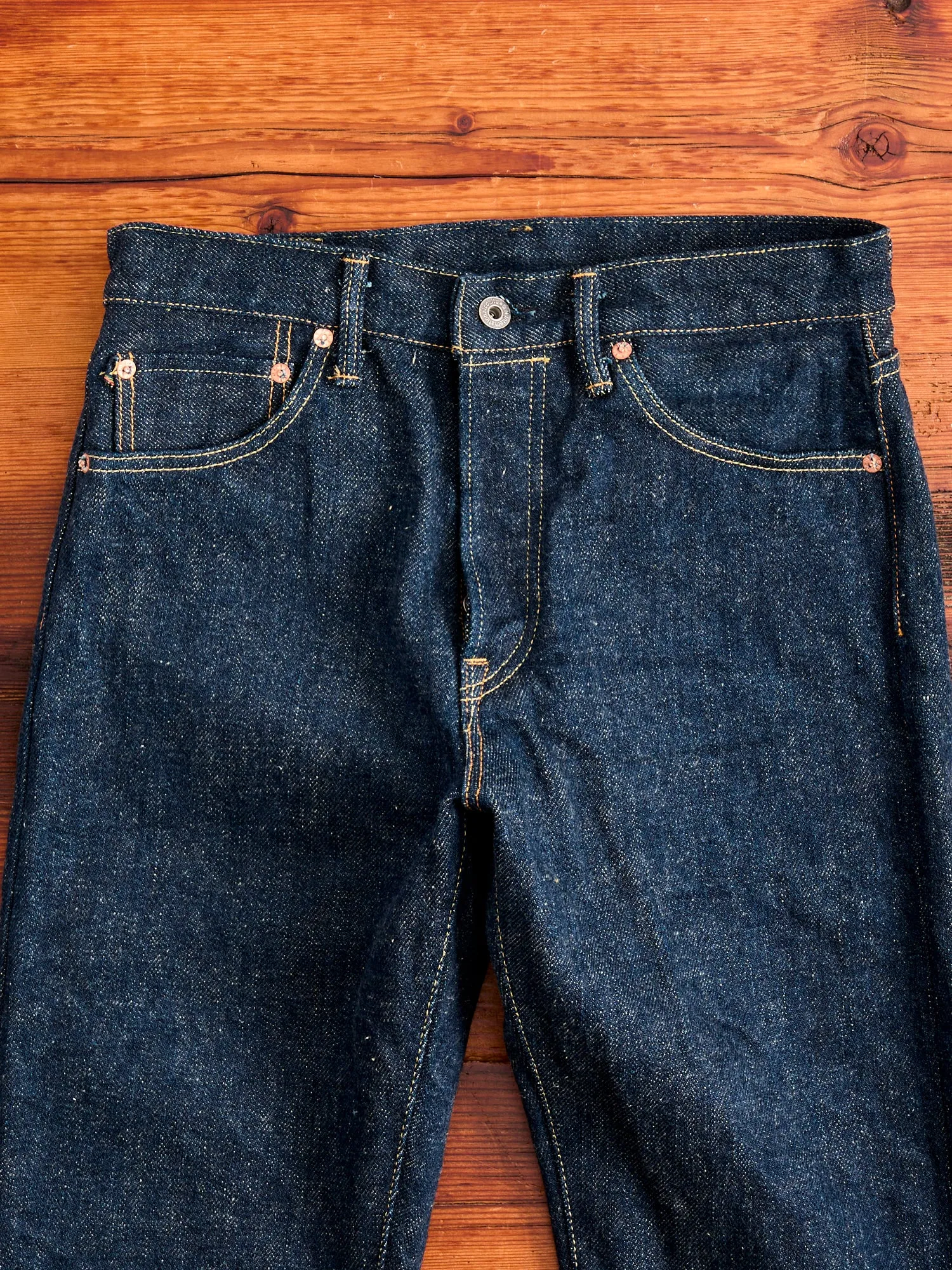 246ZR-ECRU "Secret Denim" 20oz Selvedge Denim - Clean Straight Fit