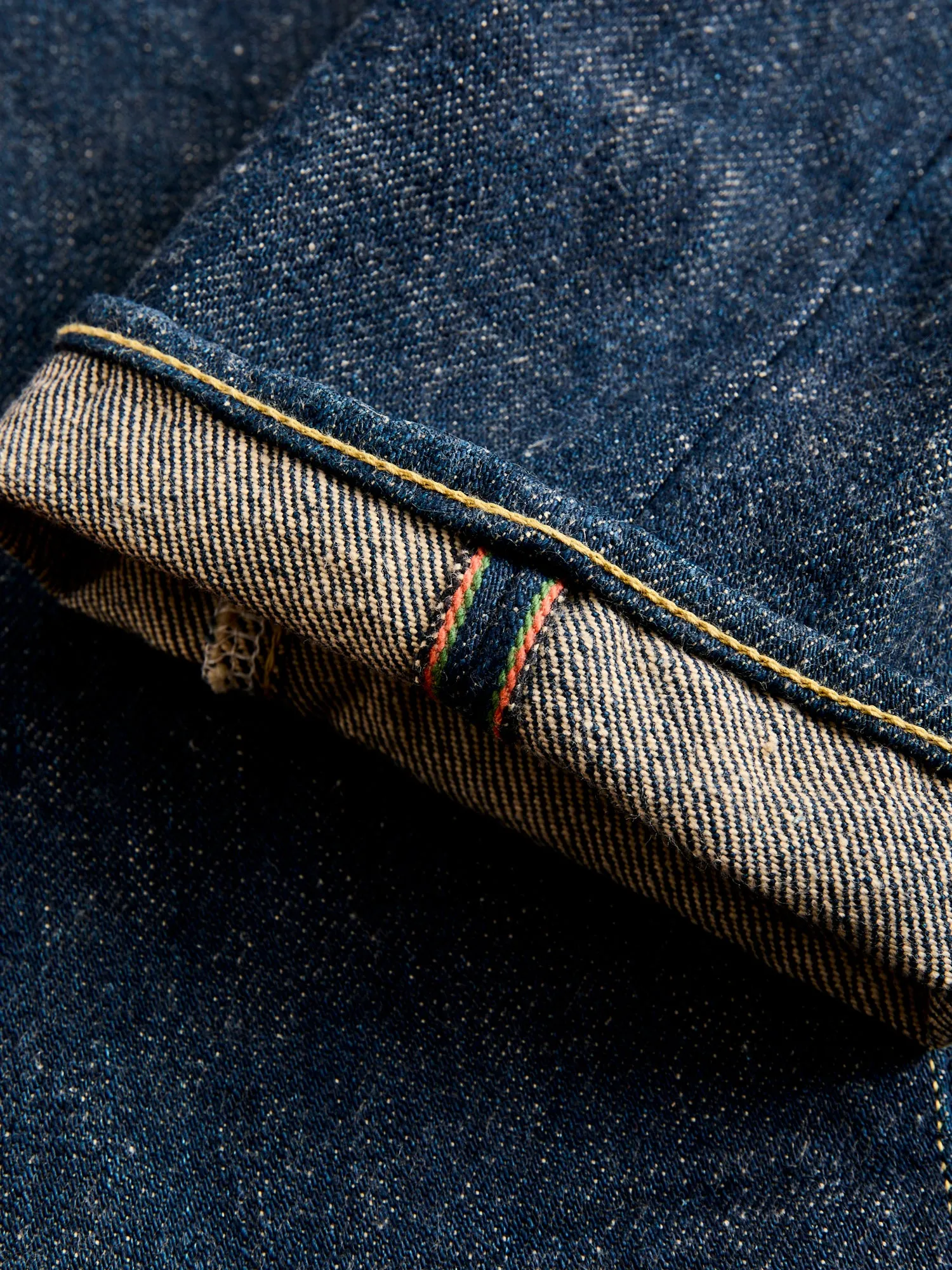 246ZR-ECRU "Secret Denim" 20oz Selvedge Denim - Clean Straight Fit