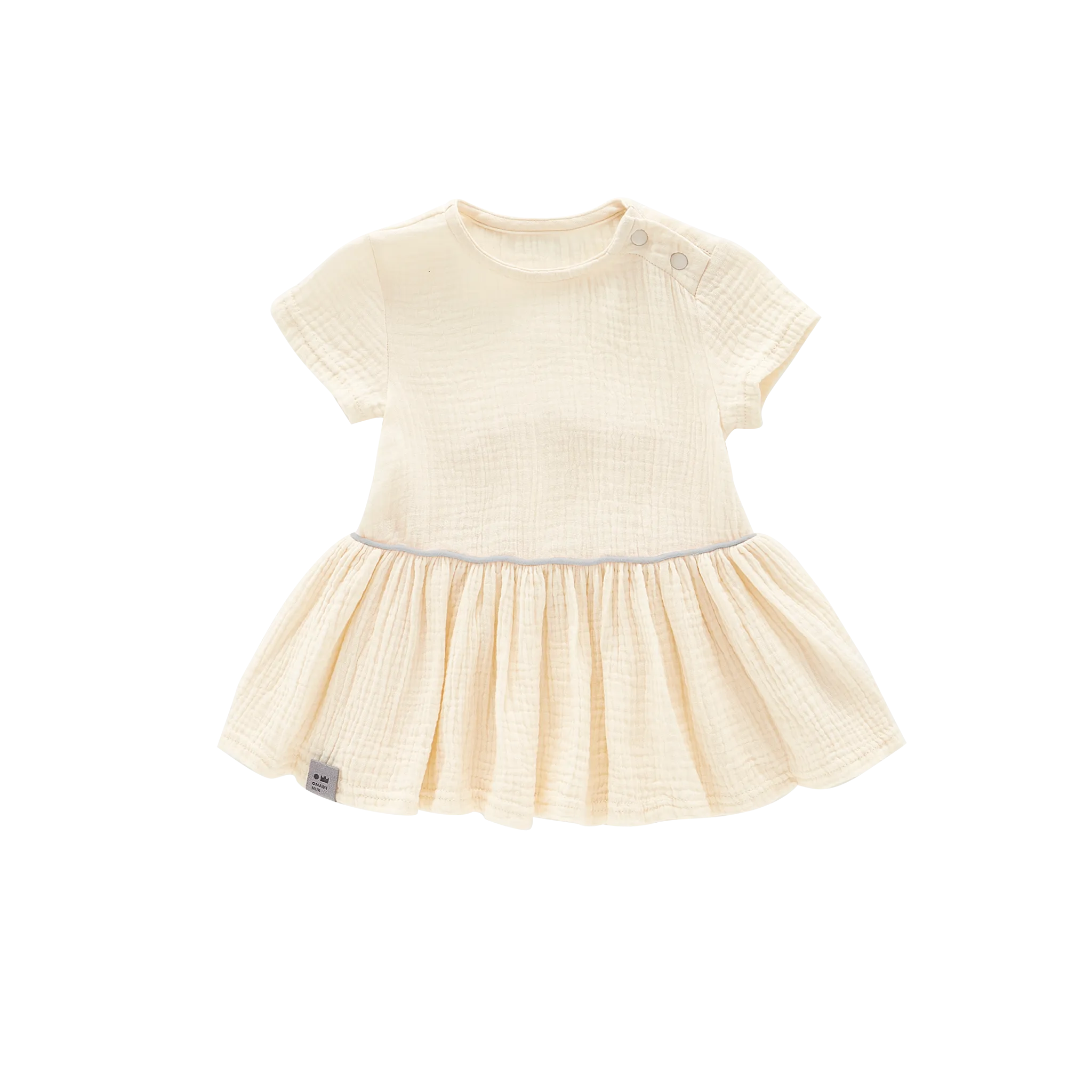 Baby Hi-Low Dress | Cream