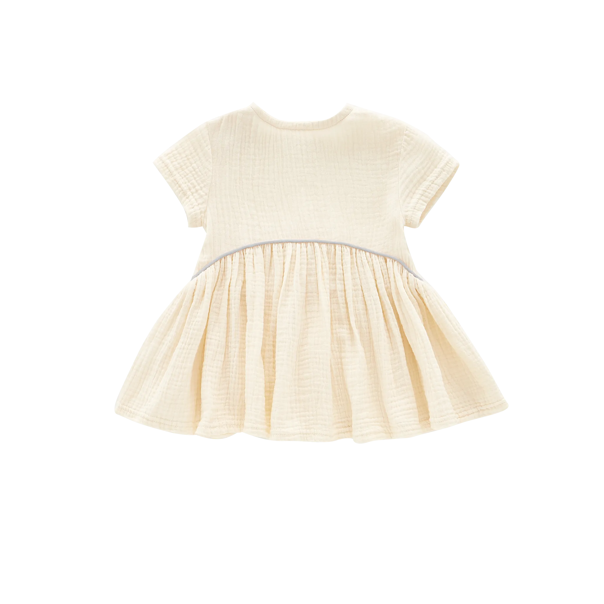 Baby Hi-Low Dress | Cream