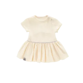 Baby Hi-Low Dress | Cream