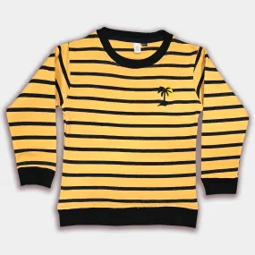Beach Stripped Sweat-Shirt