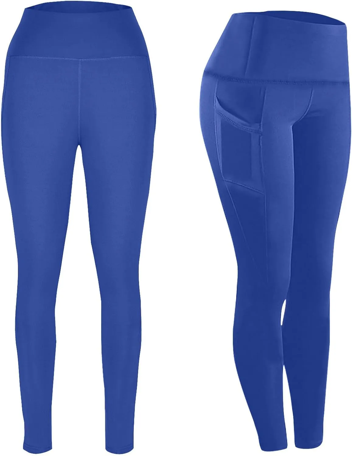 Butt Lifting Leggings for Women Tummy Control High Waist Leggings Workout Yoga Pants with Pockets Stretchy Trousers