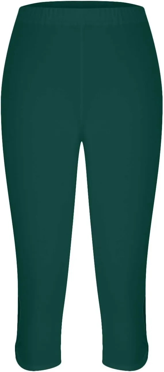 Capri Leggings for Women 2025 Summer Cropped Pants High Waist Yoga Capris Stretchy Workout Leggings Compression Pants