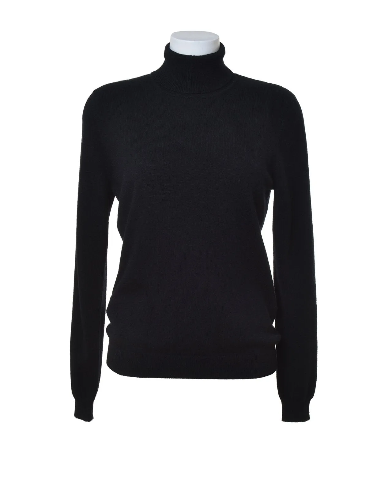 Cashmere Heather Roll Neck Jumper-Woodcock & Cavendish