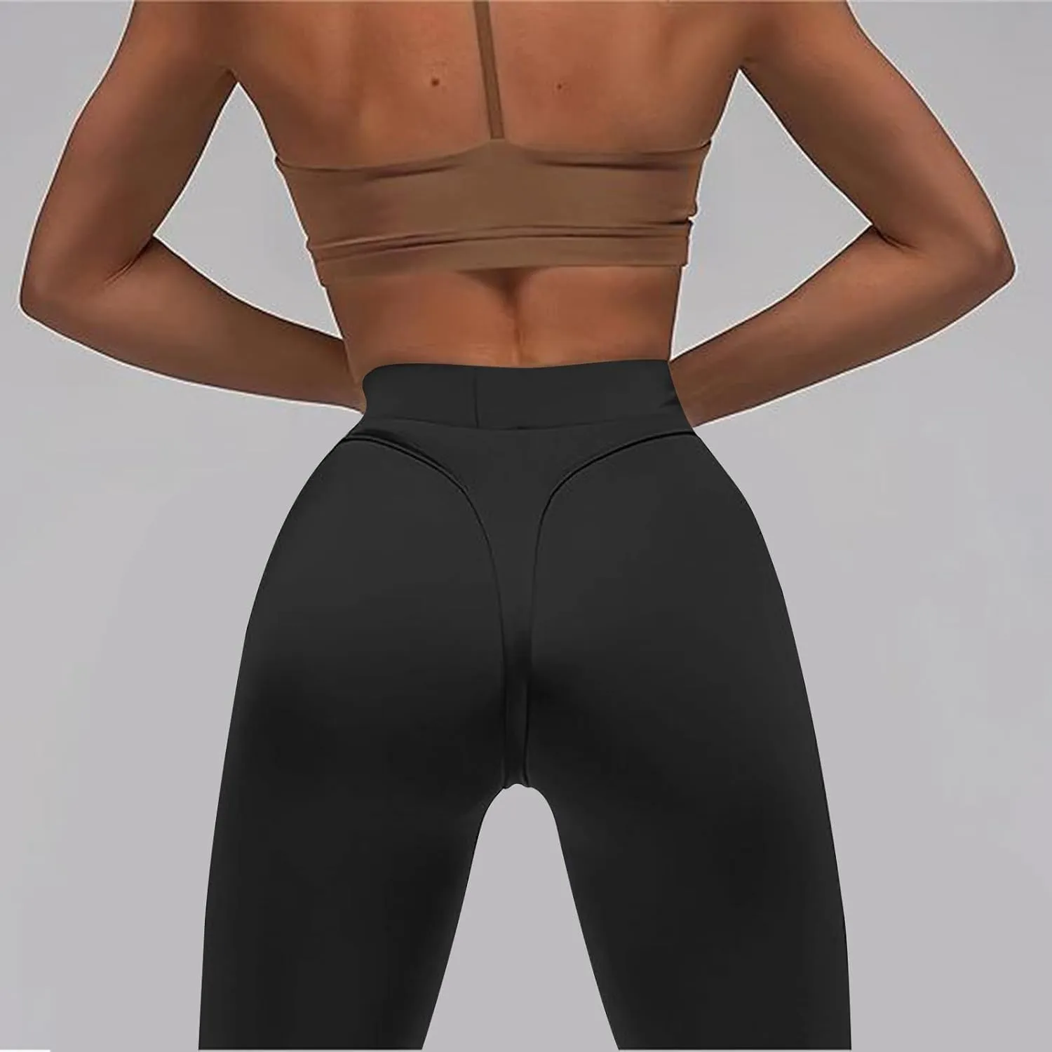 Compression Leggings with Pockets for Women Stretchy Plus Size High Waisted Leggings Tummy Control Yoga Pants