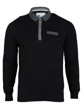 D-Code Corbin Polo Shirt in True Navy