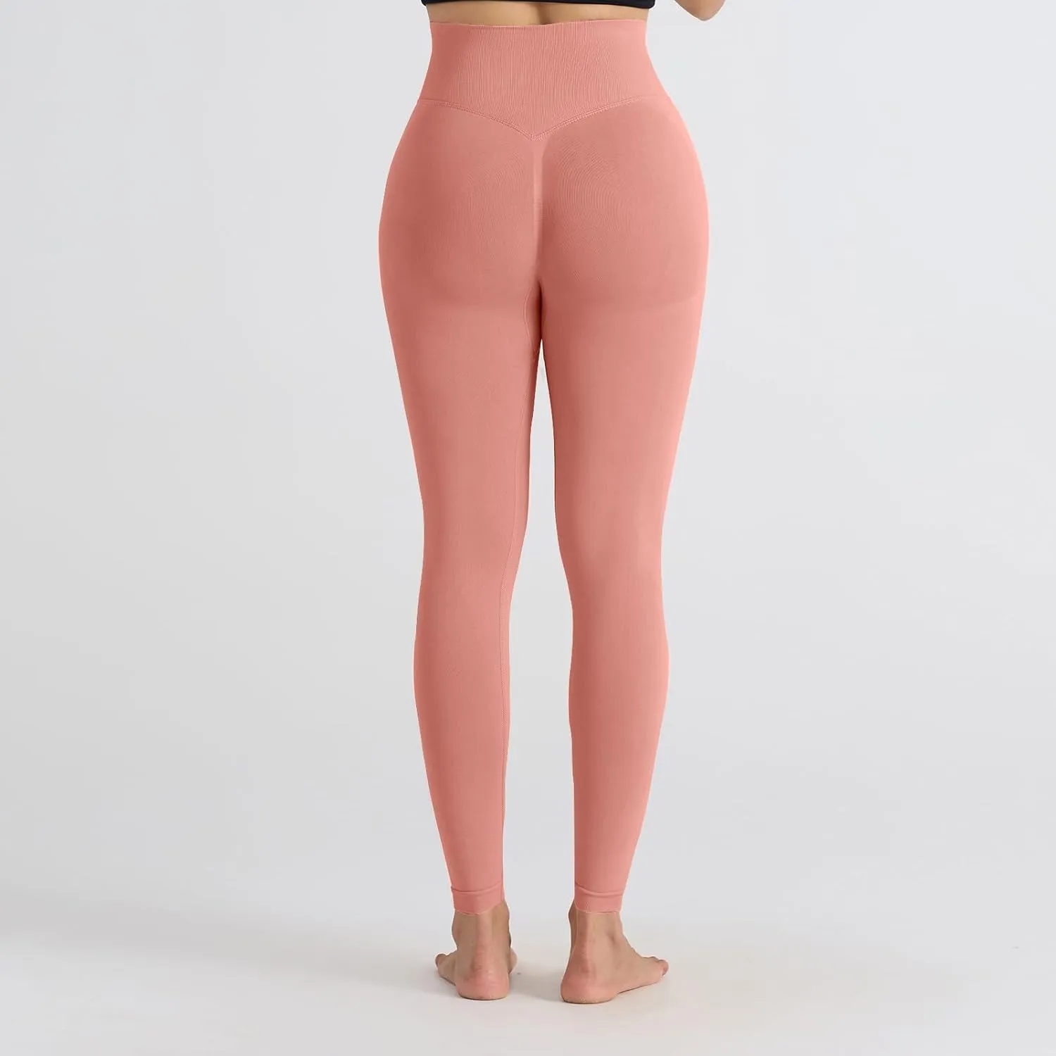 DASAYO Women's Leggings High Waist Tummy Control Scrunch Butt Lifting Exercise Leggings Seamless Stretchy Workout Yoga Pants