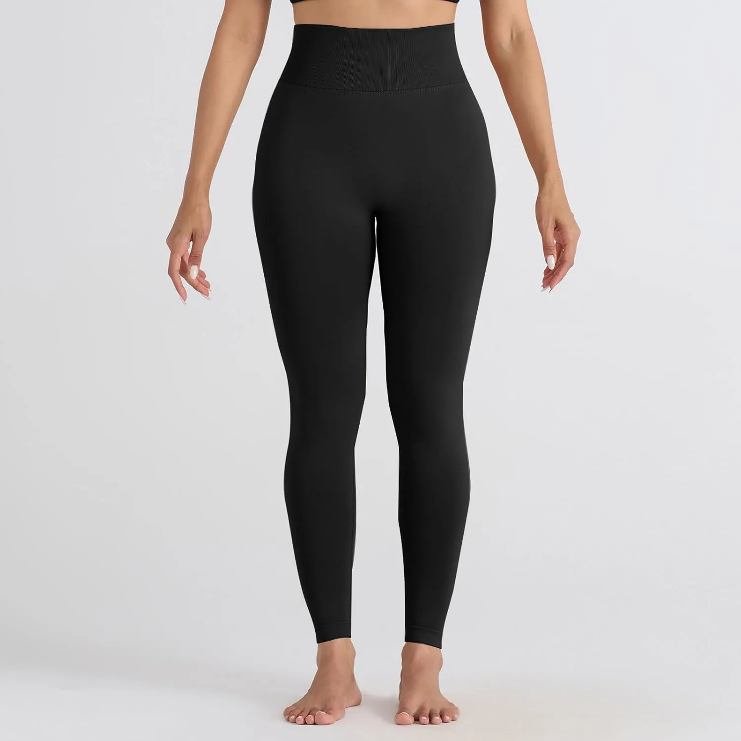 DASAYO Women's Leggings High Waist Tummy Control Scrunch Butt Lifting Exercise Leggings Seamless Stretchy Workout Yoga Pants