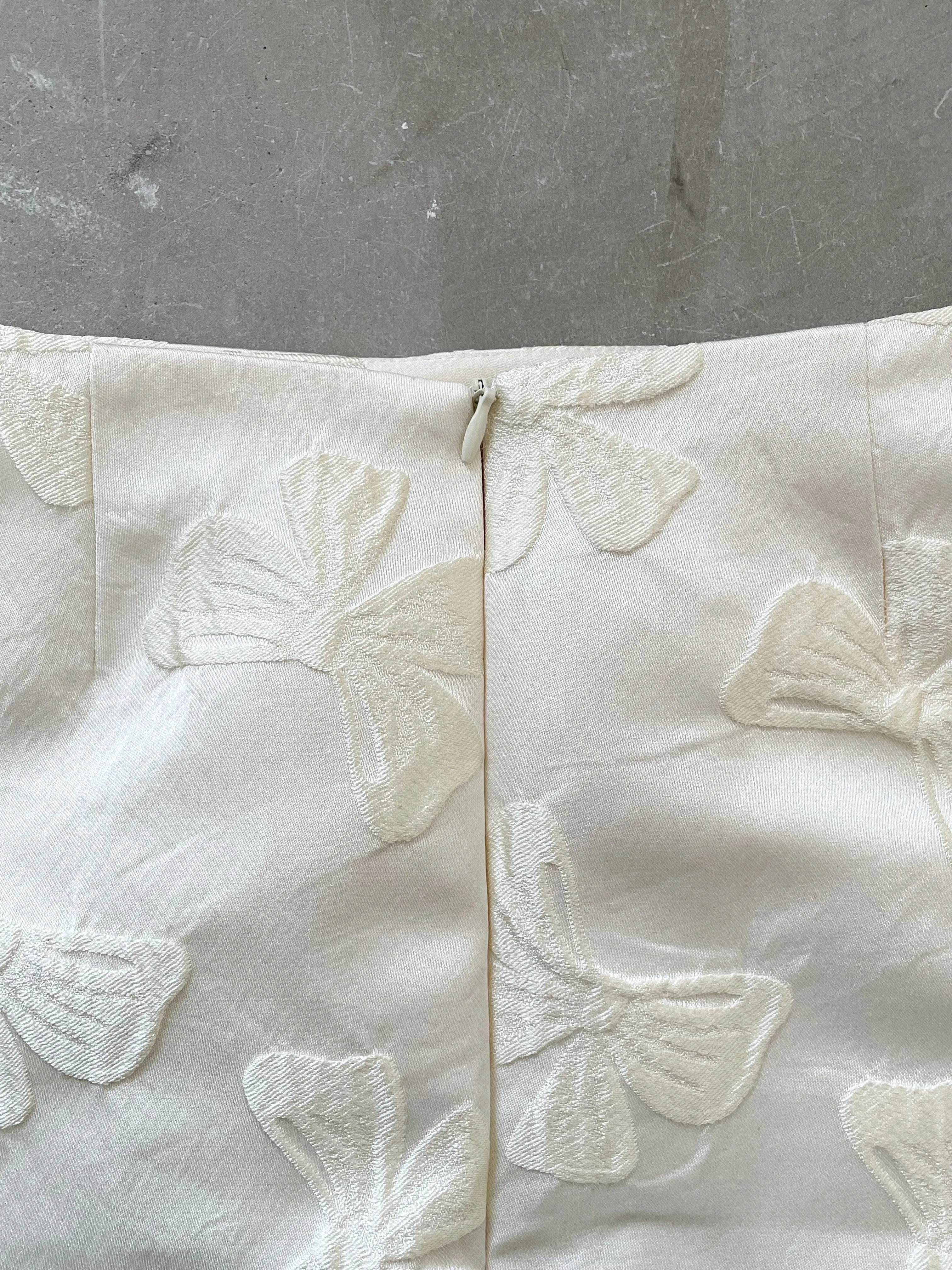 Feminine Ribbon Mini Skirt