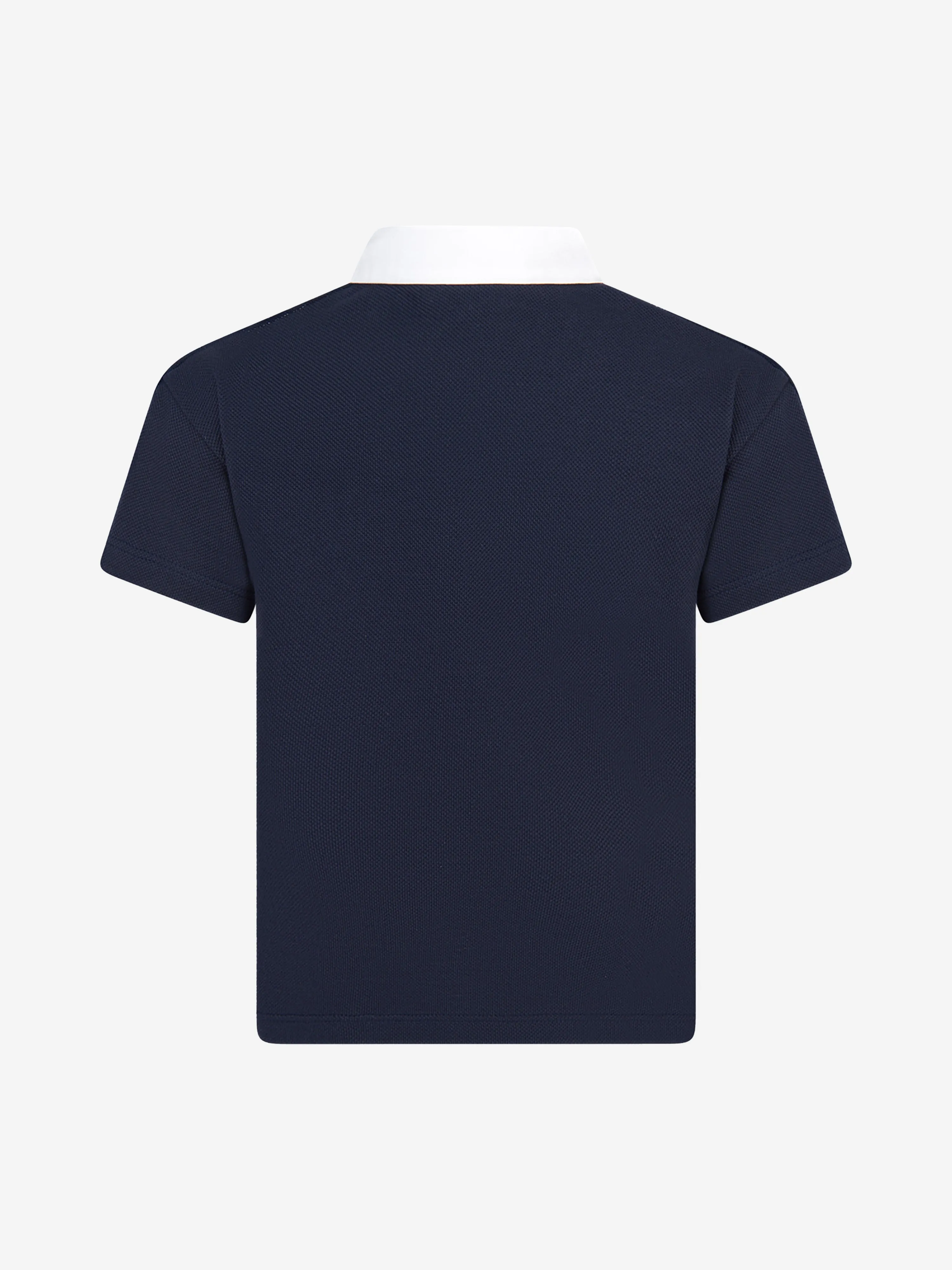 Fendi Baby Boys Cotton Logo Trim Polo Shirt