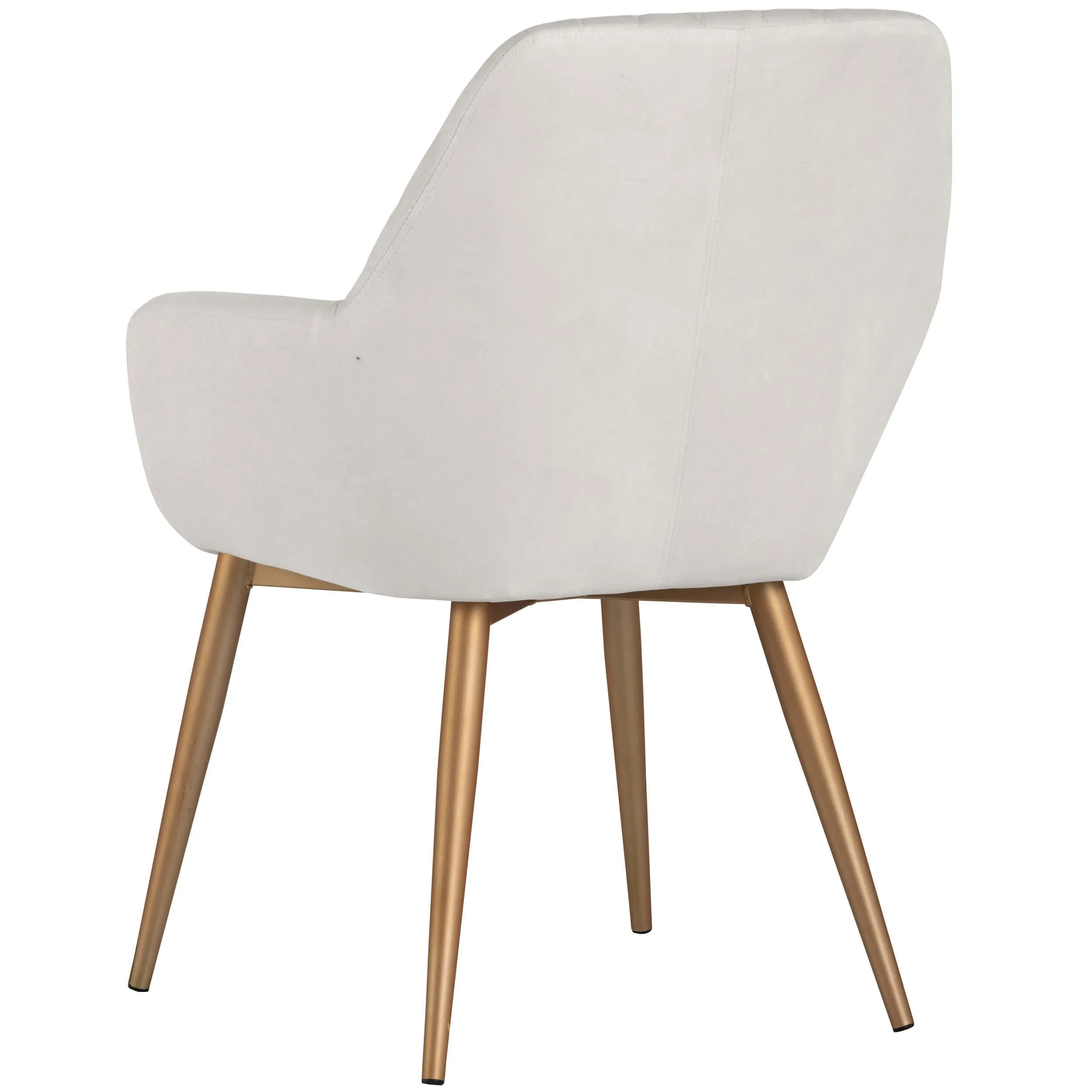 Jayna Dining Chair, Antonio Linen, Champagne Gold, Set of 2