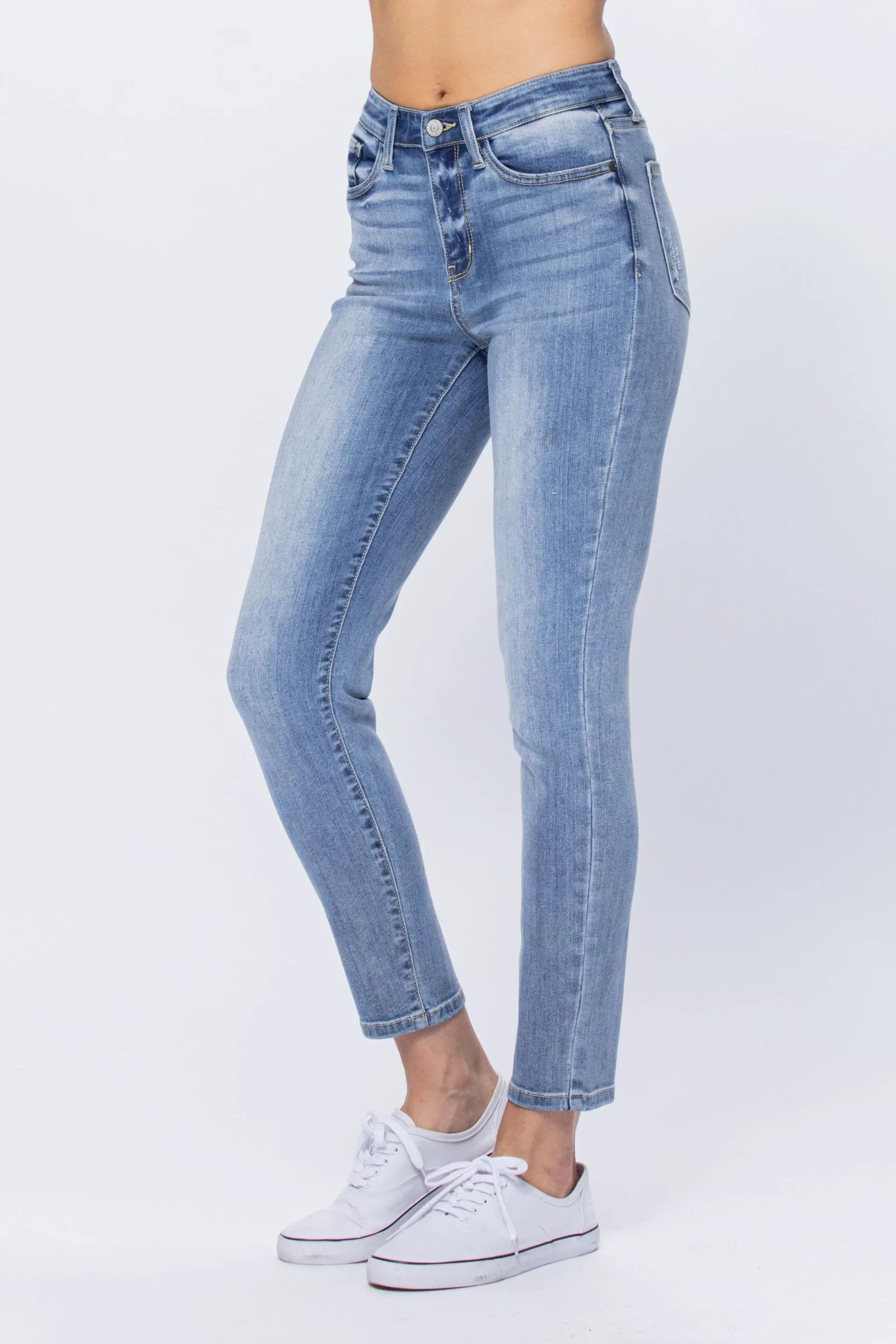 Judy Blue High Waist Relaxed Denim Jeans