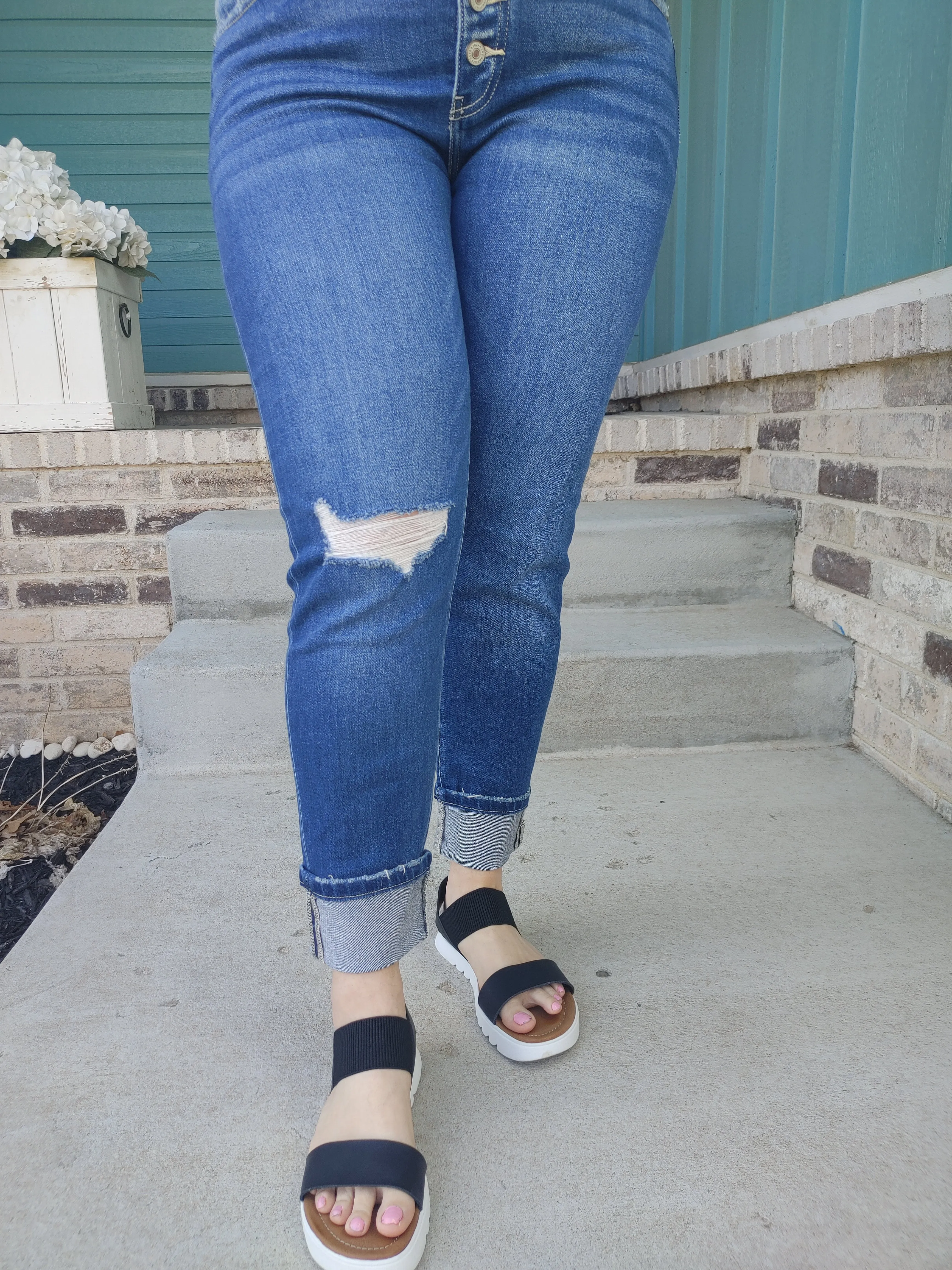 Kancan Sparrow High Rise Cigarette Leg Jeans