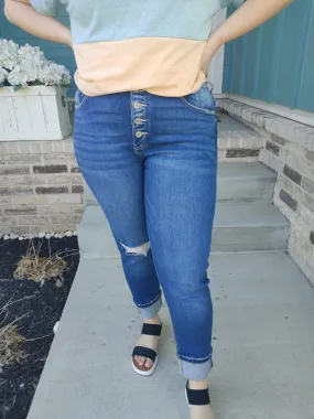 Kancan Sparrow High Rise Cigarette Leg Jeans