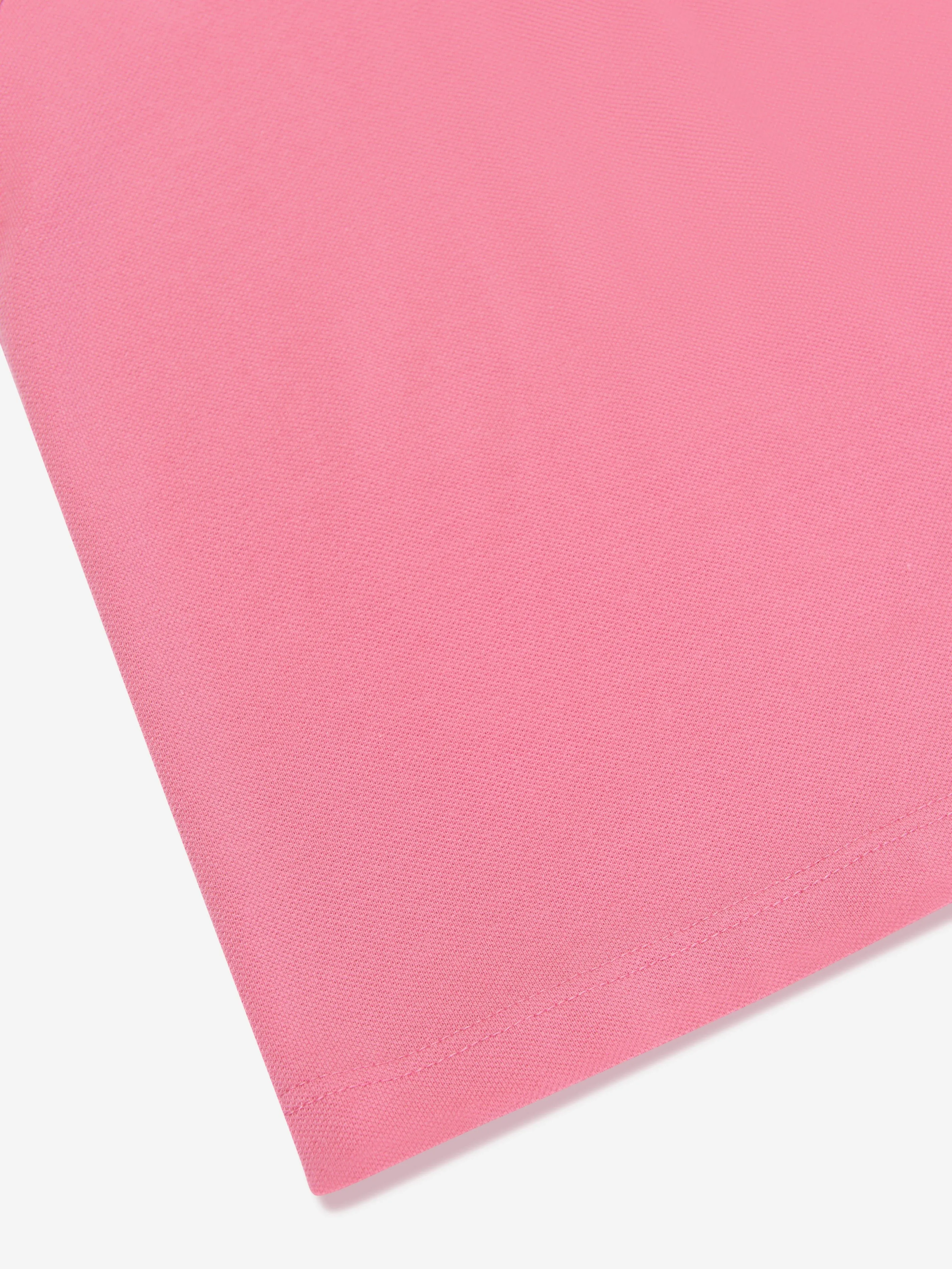 Lacoste Girls Logo Polo Shirt in Pink