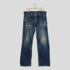 Levi's 503 Faded Blue Straight Cut Jeans Size 34x32