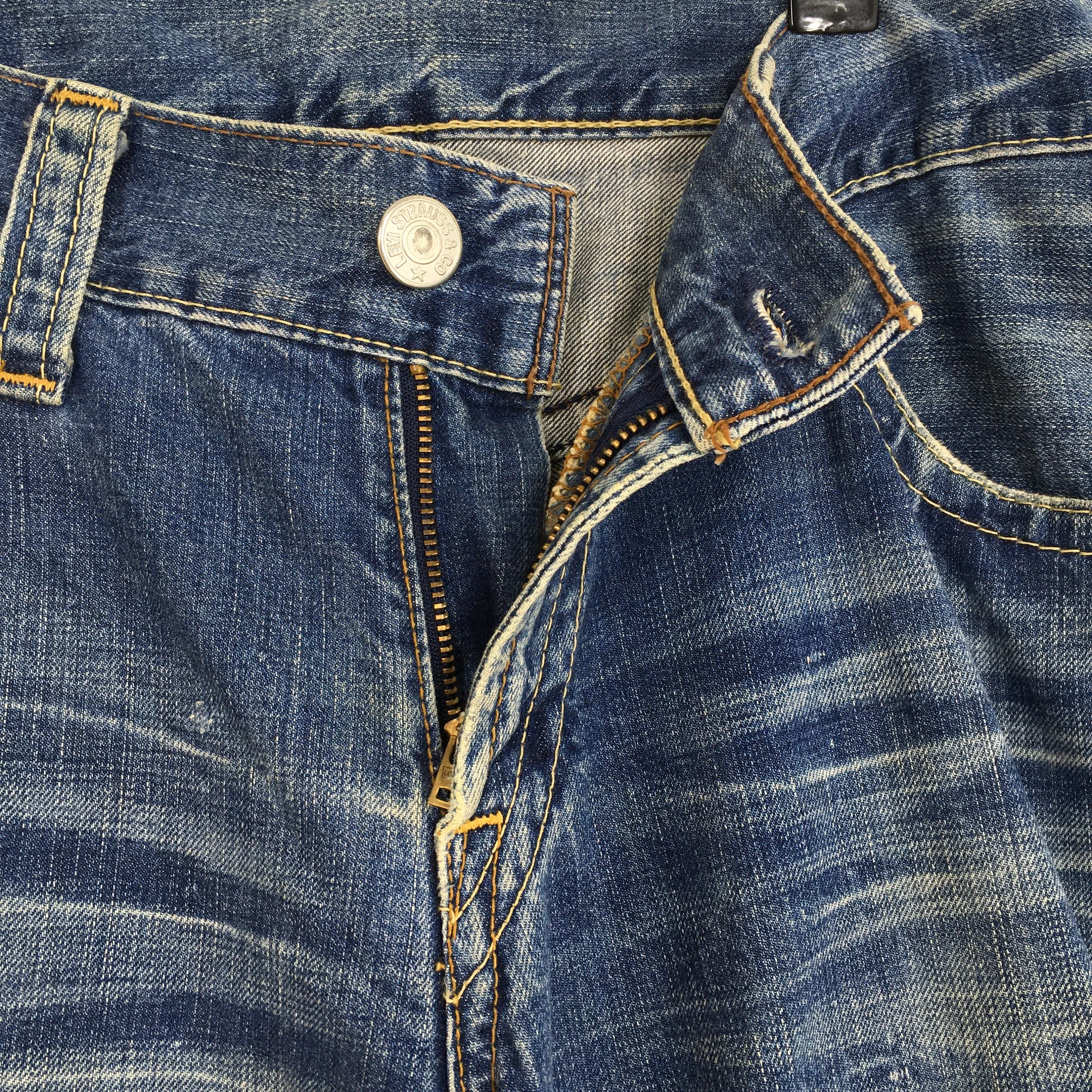 Levi's 503 Faded Blue Straight Cut Jeans Size 34x32