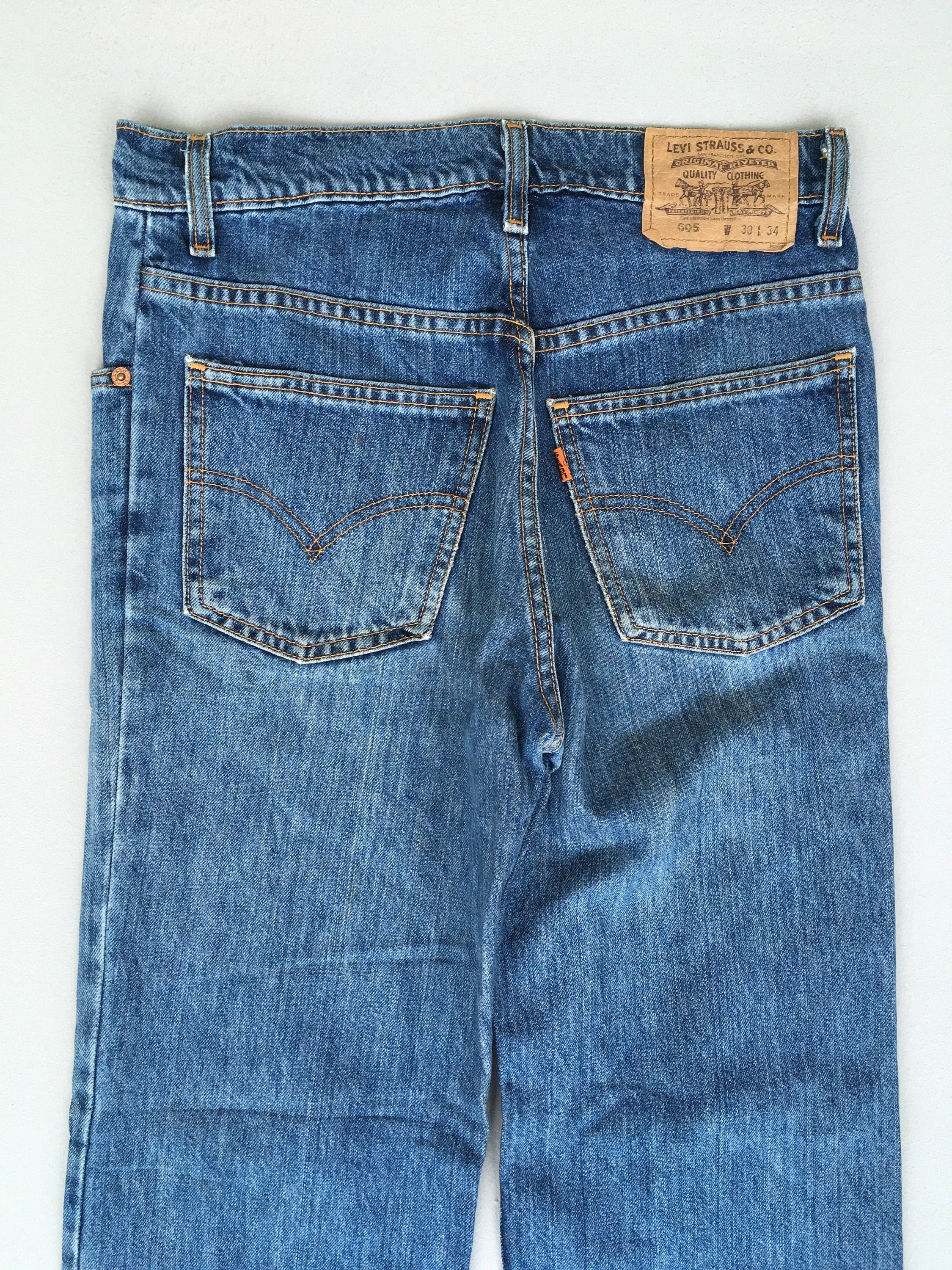 Levi's 505 Relaxed Fit Jeans Size 30x26.5
