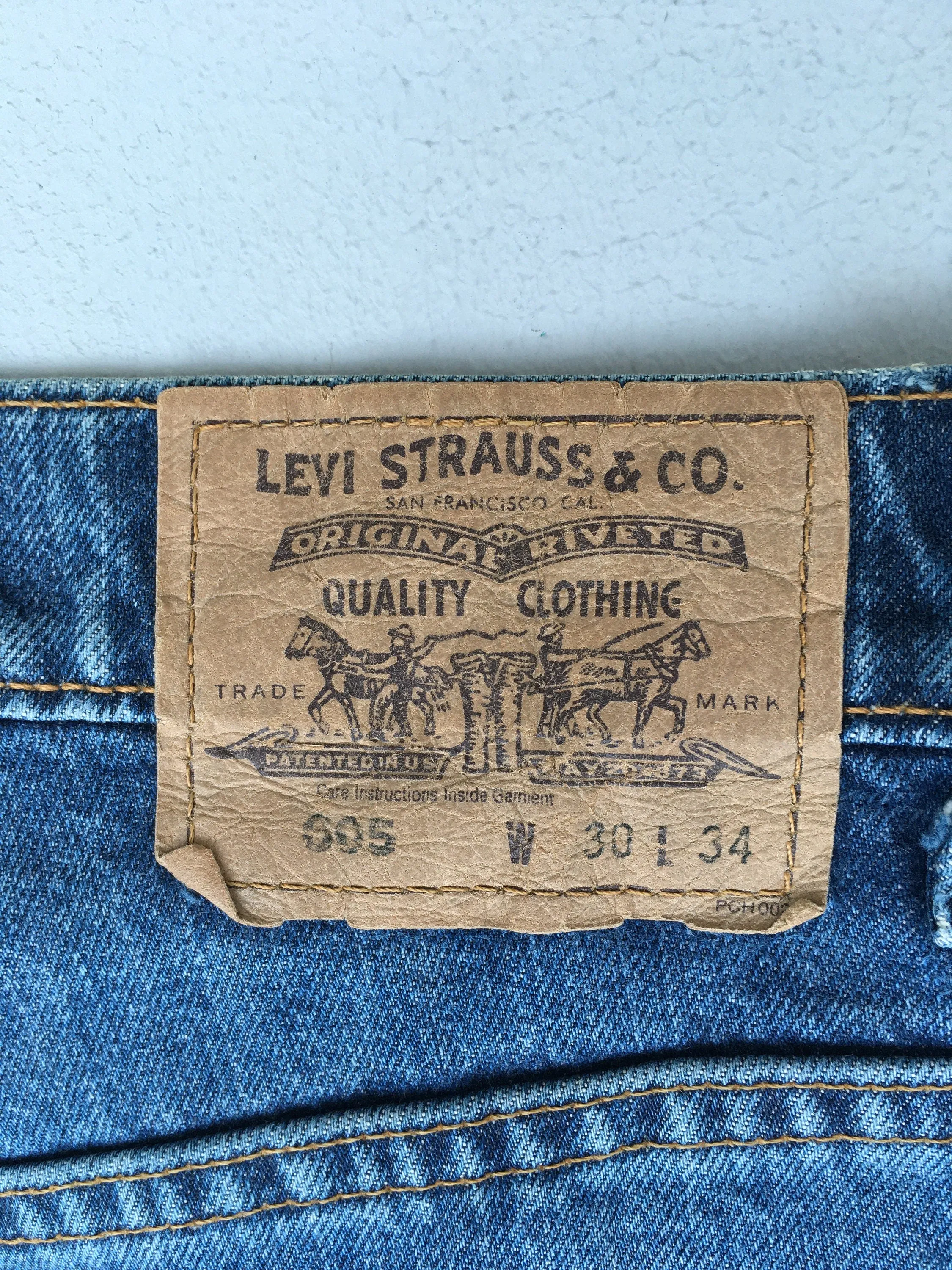Levi's 505 Relaxed Fit Jeans Size 30x26.5