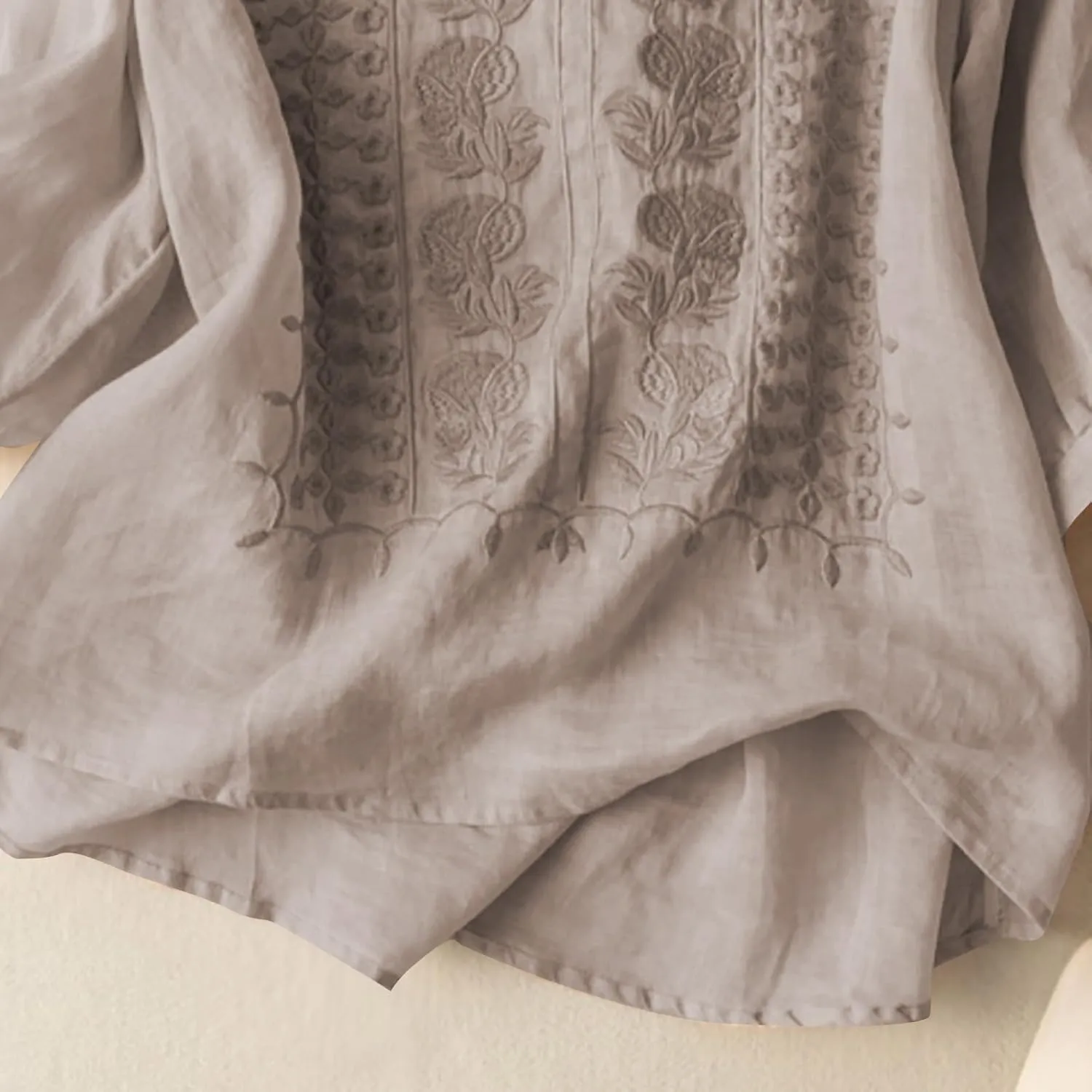 Linen Shirts for Women Summer Trendy Boho Vacation Casual Going Out Tops 2025 Breathable Plus Size Lightweight Blouses