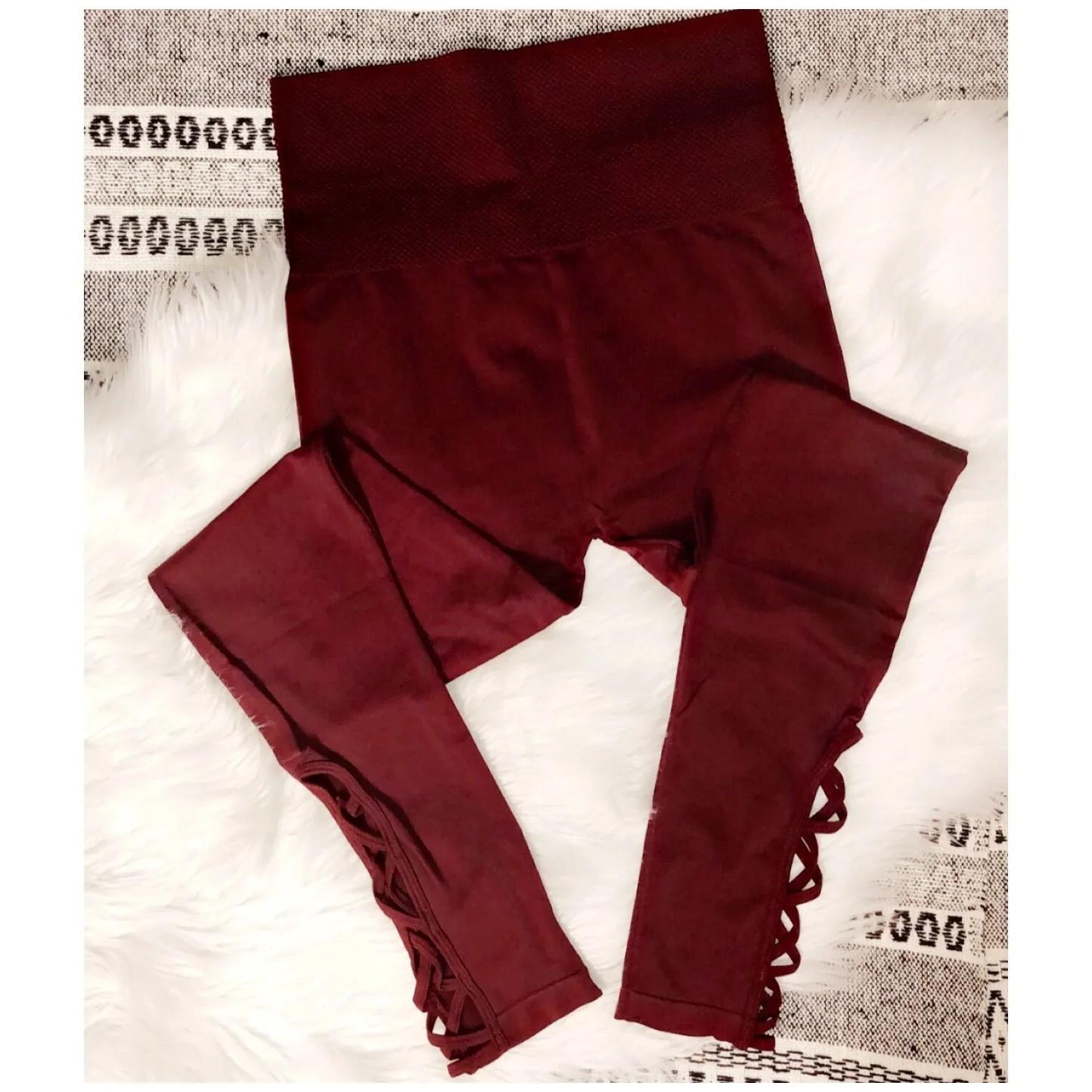 Maroon Yoga Pants/Leggings