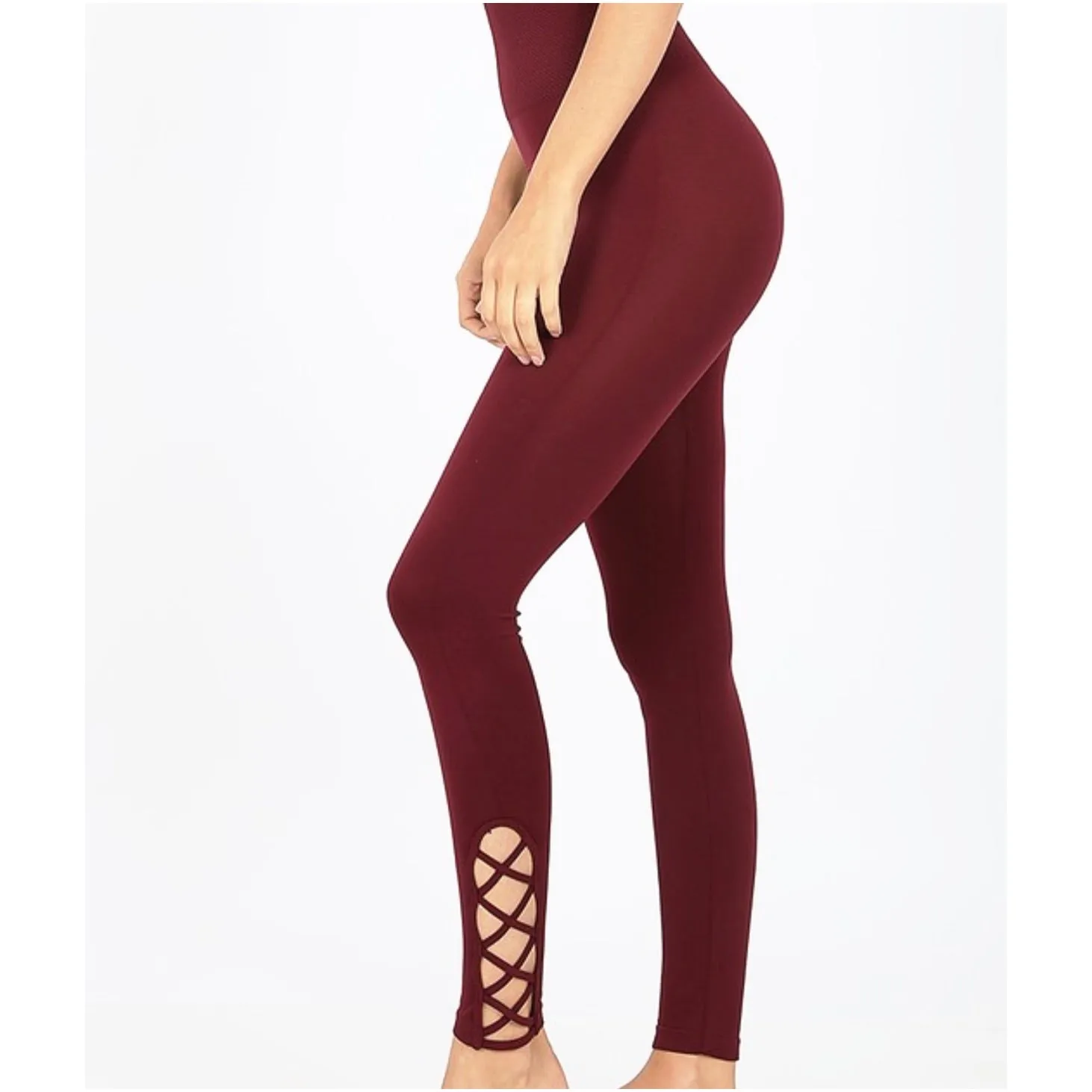Maroon Yoga Pants/Leggings