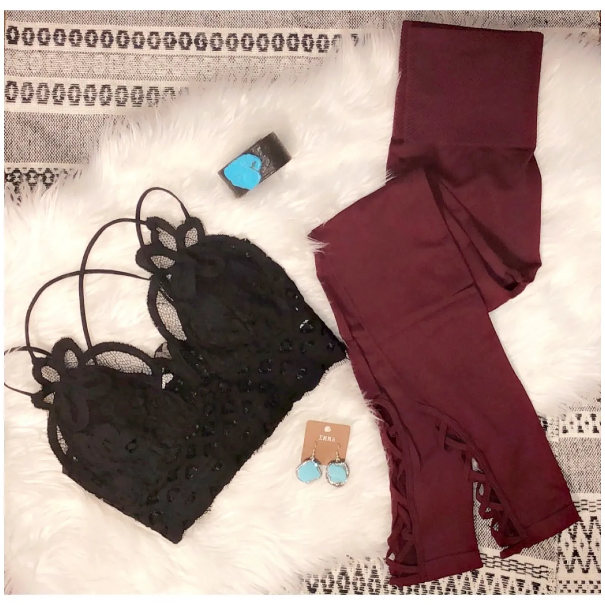 Maroon Yoga Pants/Leggings