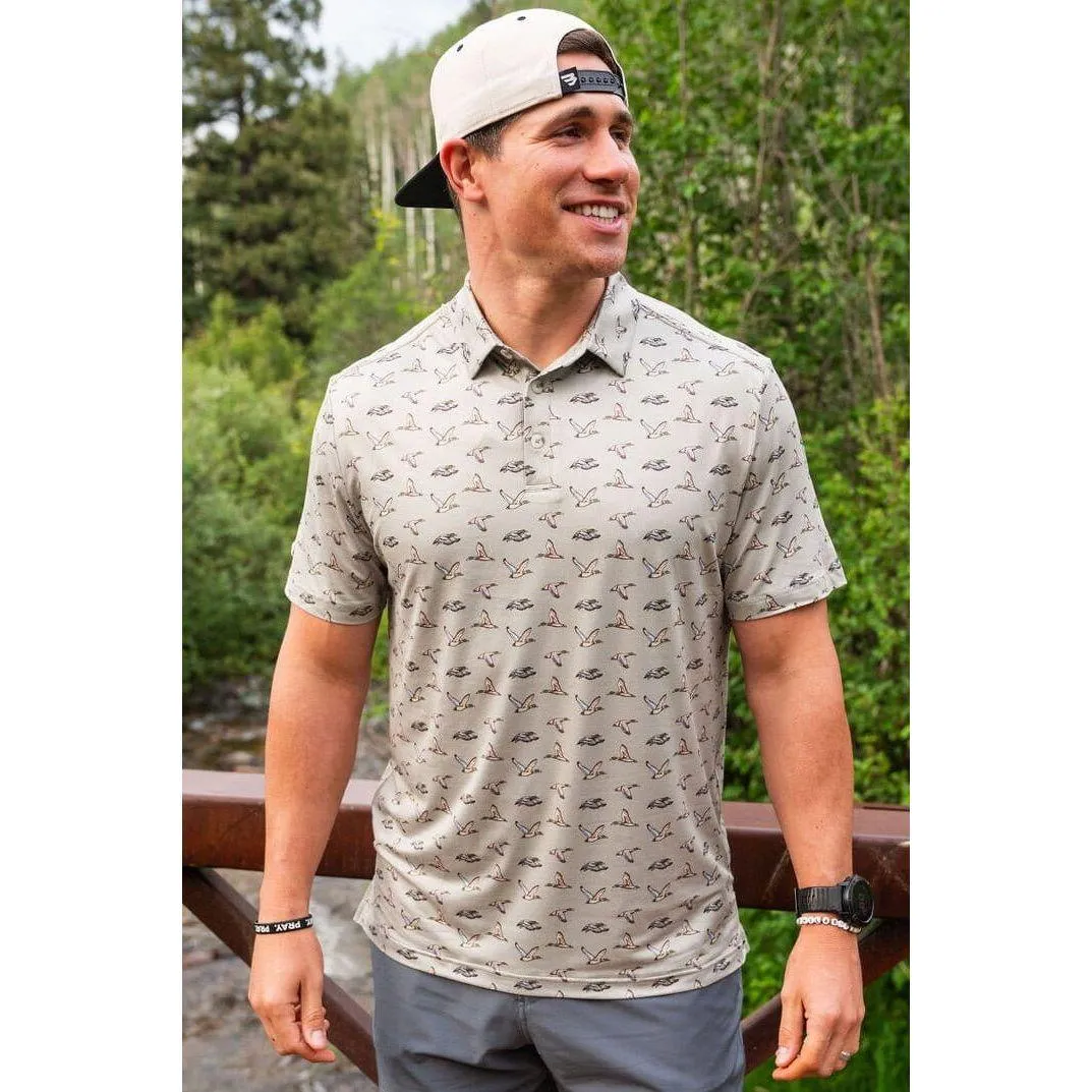 Men's Burlebo Performance Polo PP-FD-GRN