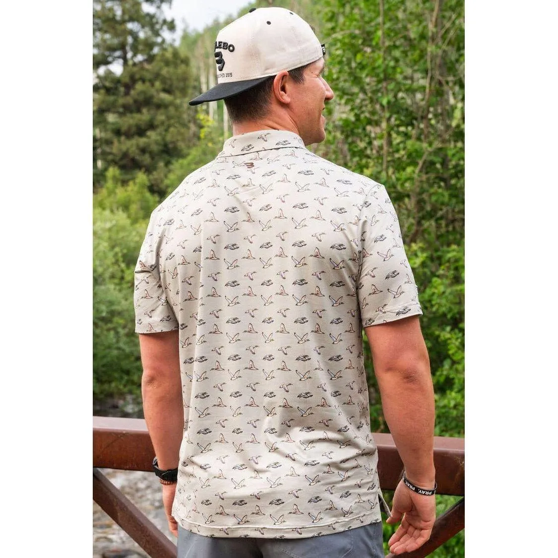 Men's Burlebo Performance Polo PP-FD-GRN