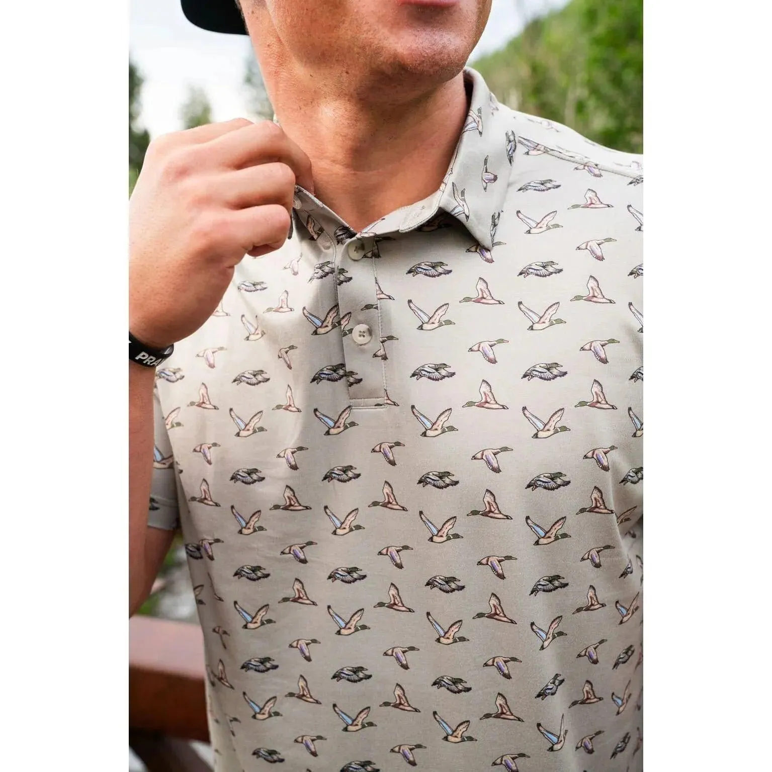 Men's Burlebo Performance Polo PP-FD-GRN