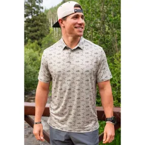 Men's Burlebo Performance Polo PP-FD-GRN