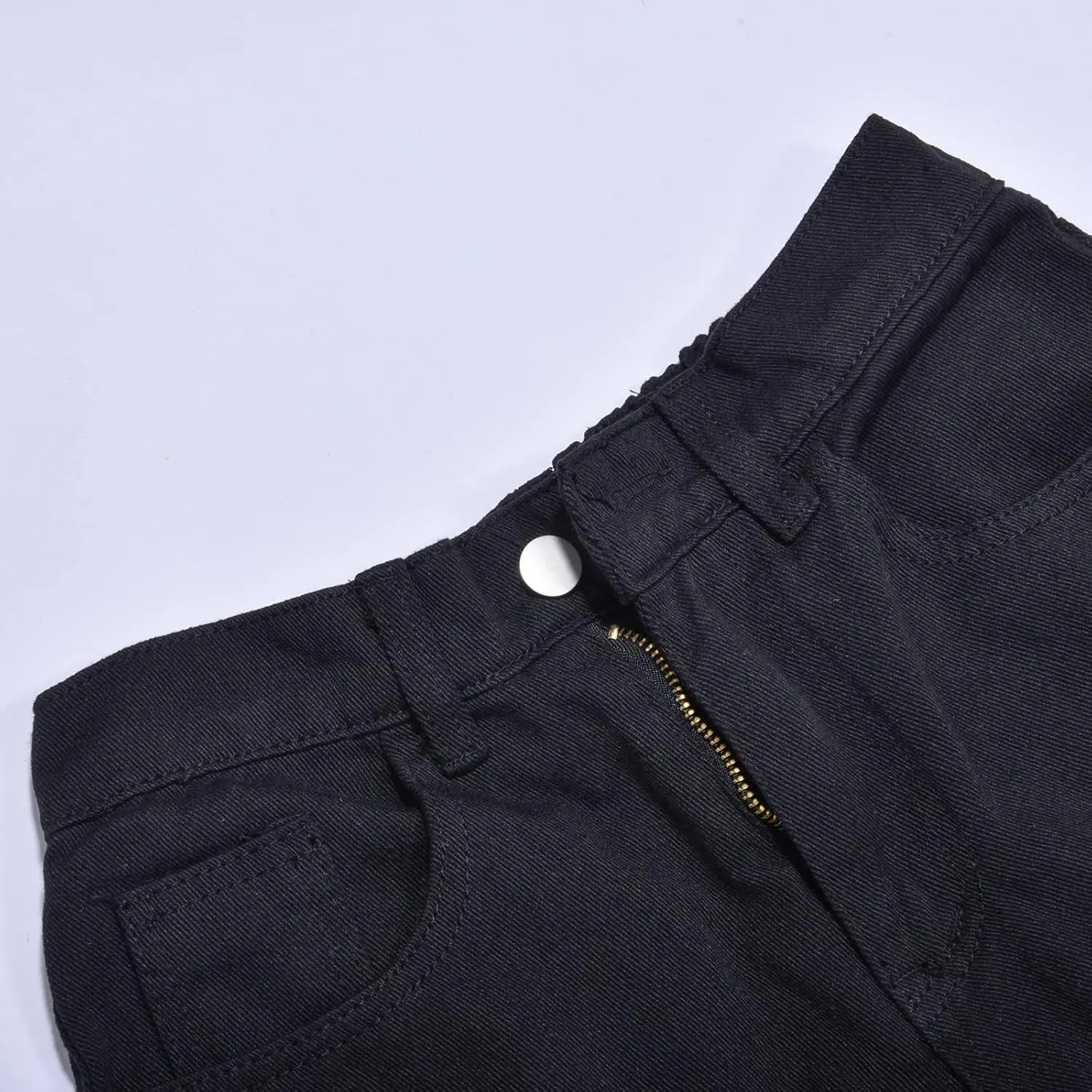 Men's Jeans Comfort Stretch Denim Straight Leg Relaxed Fit Jeans for Men House with