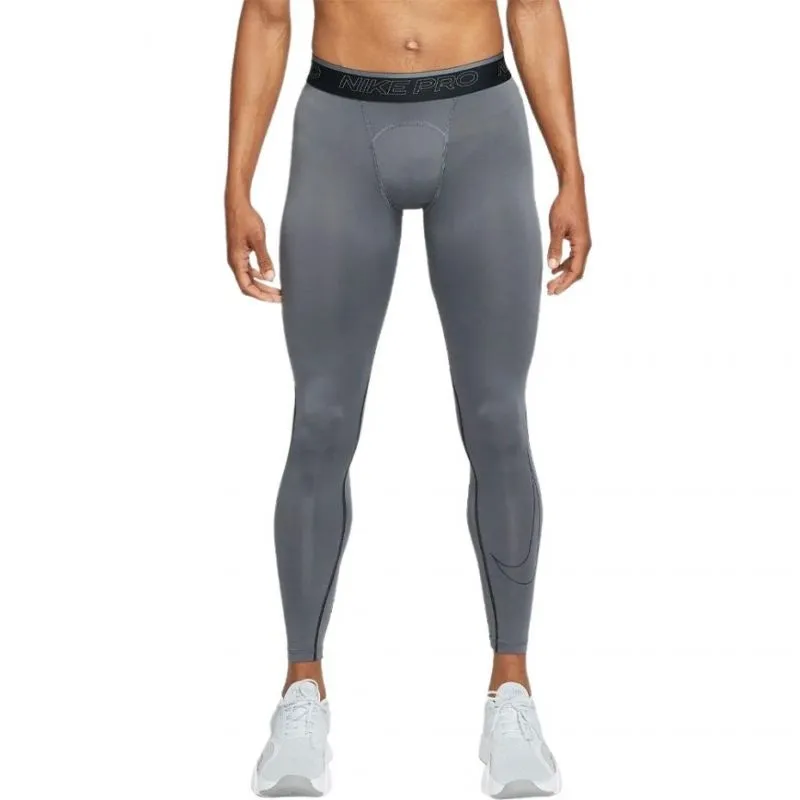 Men's Nike Dri-FIT Performance Gray Training Leggings - DD1913 068