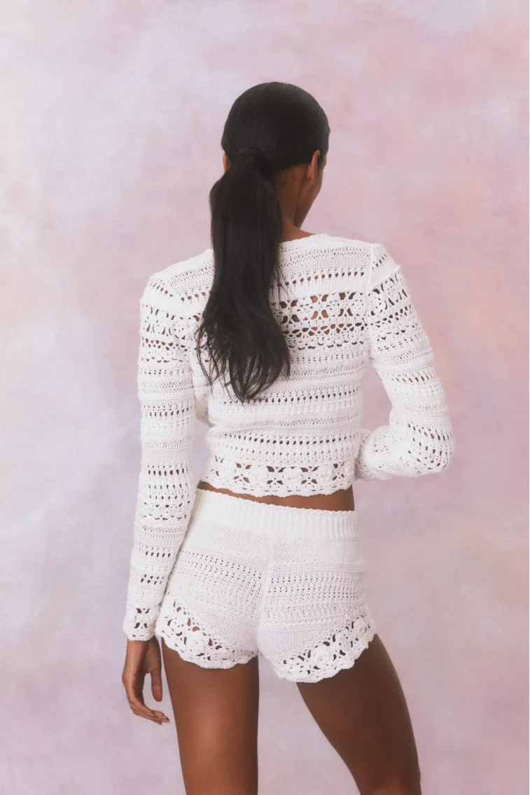 Middleton Cotton Crochet Cardigan