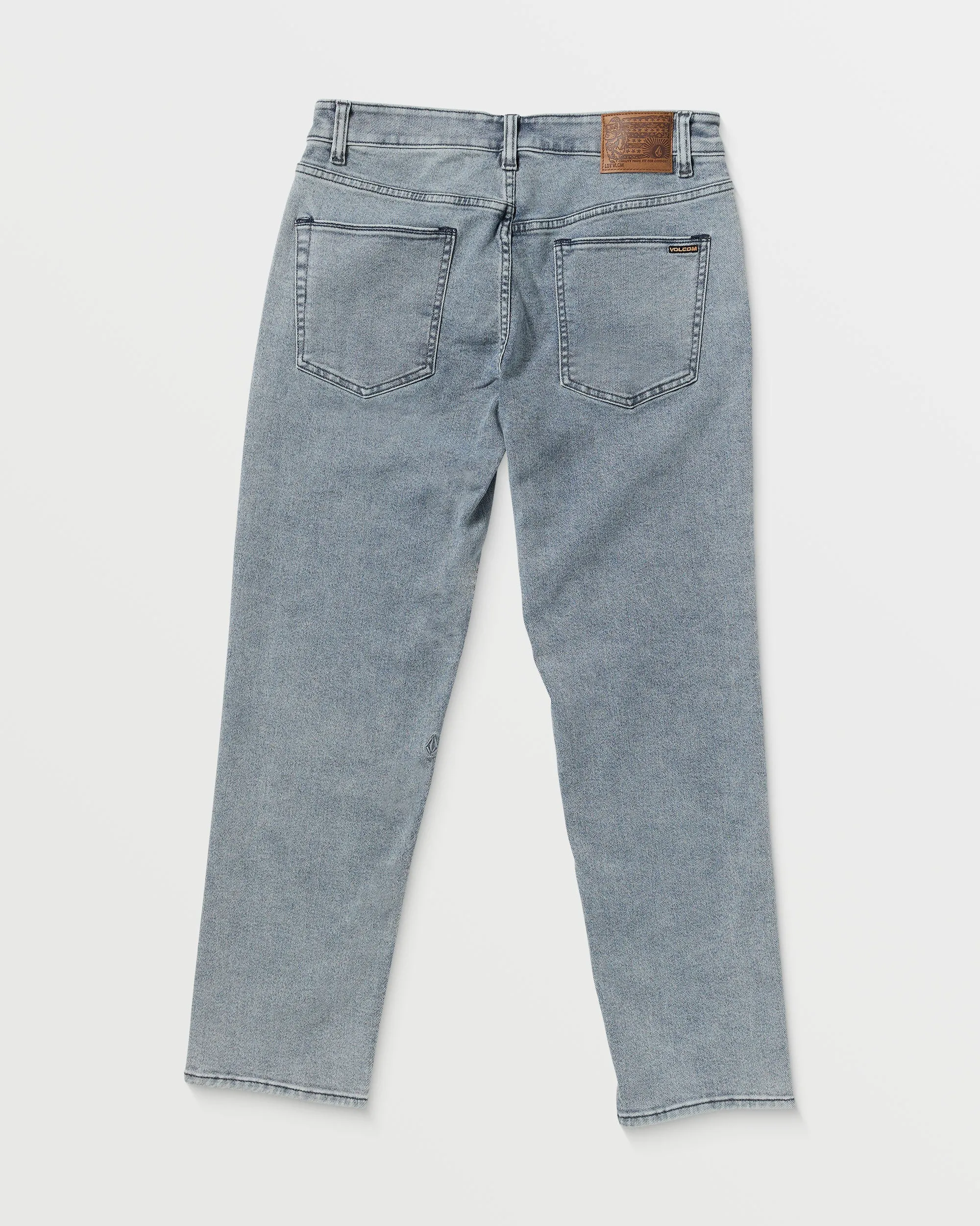 Modown Relaxed Fit Tapered Jeans - Ash