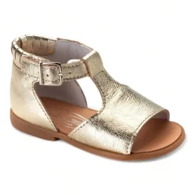 Noel - Gold Soft Leather Strap for Toddler by Beberlis