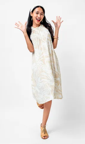 Palm Natural Rayon Twiggy Dress, 2 sizes