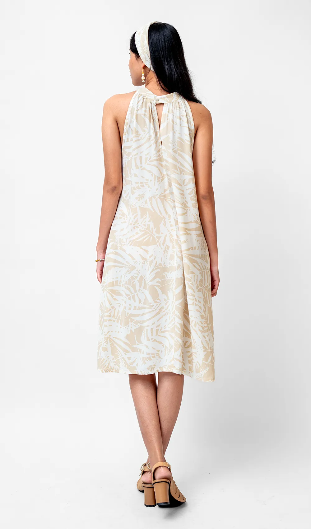 Palm Natural Rayon Twiggy Dress, 2 sizes