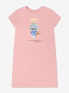 Ralph Lauren Girls Polo Bear Logo Dress