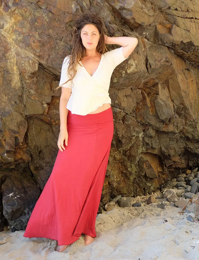 Secret Pocket Wanderer Long Skirt