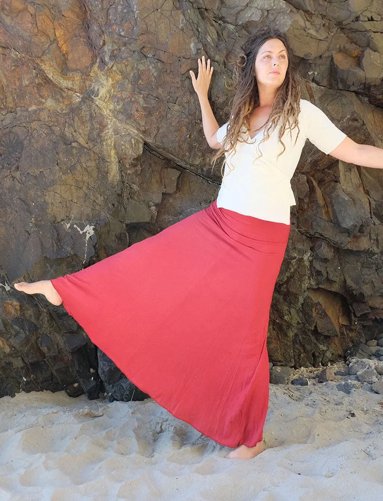Secret Pocket Wanderer Long Skirt