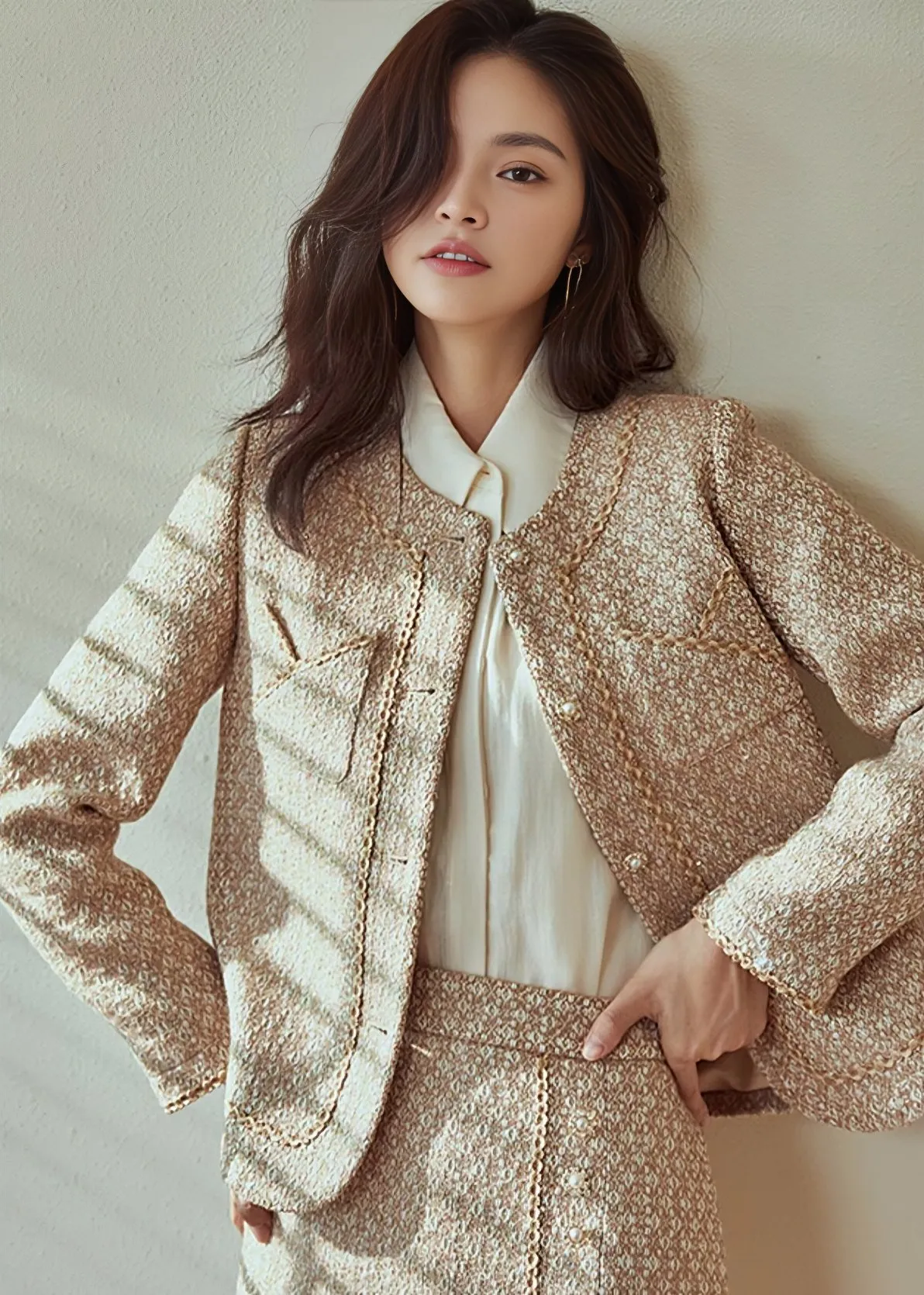 SHINE MIX JACKET & SKIRT