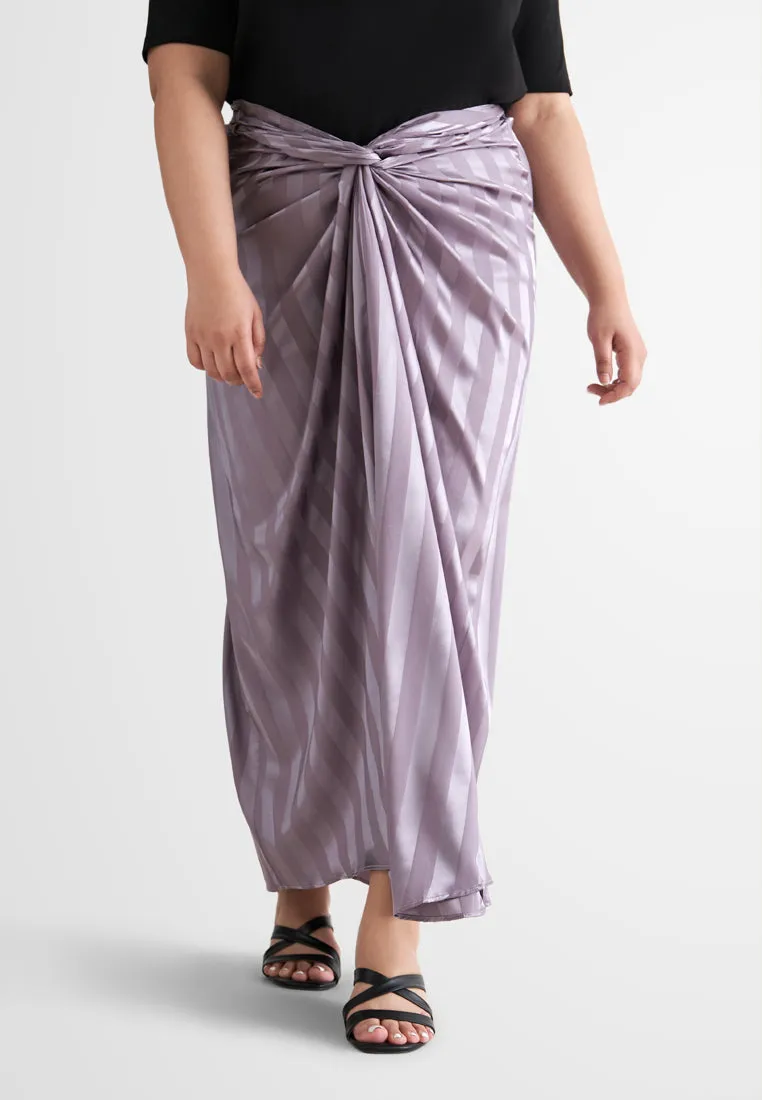 Syeera Long Elegant Raya Kurung Set - Lilac