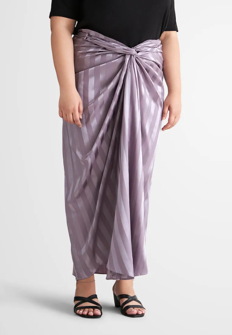Syeera Long Elegant Raya Kurung Set - Lilac